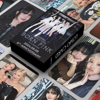 BLACKPINK LOMO Card Set 55 Tấm Thẻ Ảnh 7th anniversar BORN PINK BPTG Nhóm Nhạc