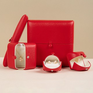 Hộp Đựng Trang Sức Bằng Da PU Thiết Kế Sang Trọng Hộp nhẫn cưới Hộp trang sức đính hôn