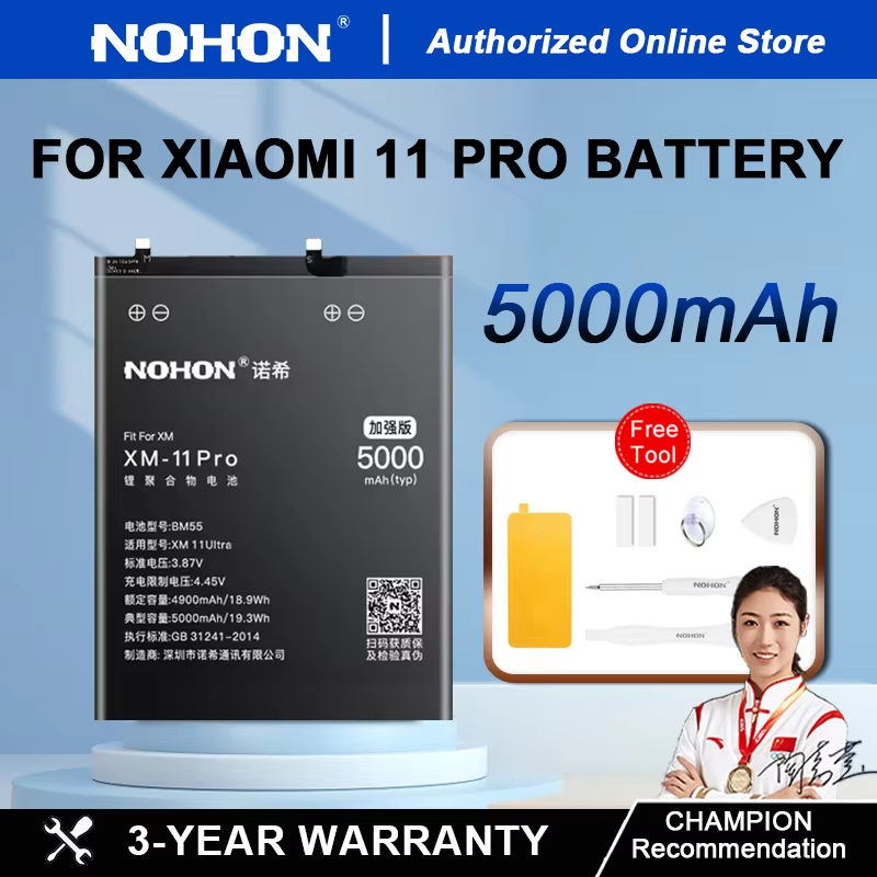 Nohon BM4R BP40 BM3L BM4X BN4A BM50 BM22 BN36 BM3E BM55 BM4H BM4Y Pin Cho Xiaomi MI 10 K20 Pro MI 5 9 11 Note 7 Pro Max 2