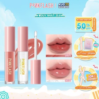 Son bóng dưỡng môi Pinkflash giữ ẩm làm sáng màu môi với 11 màu tùy chọn 24g