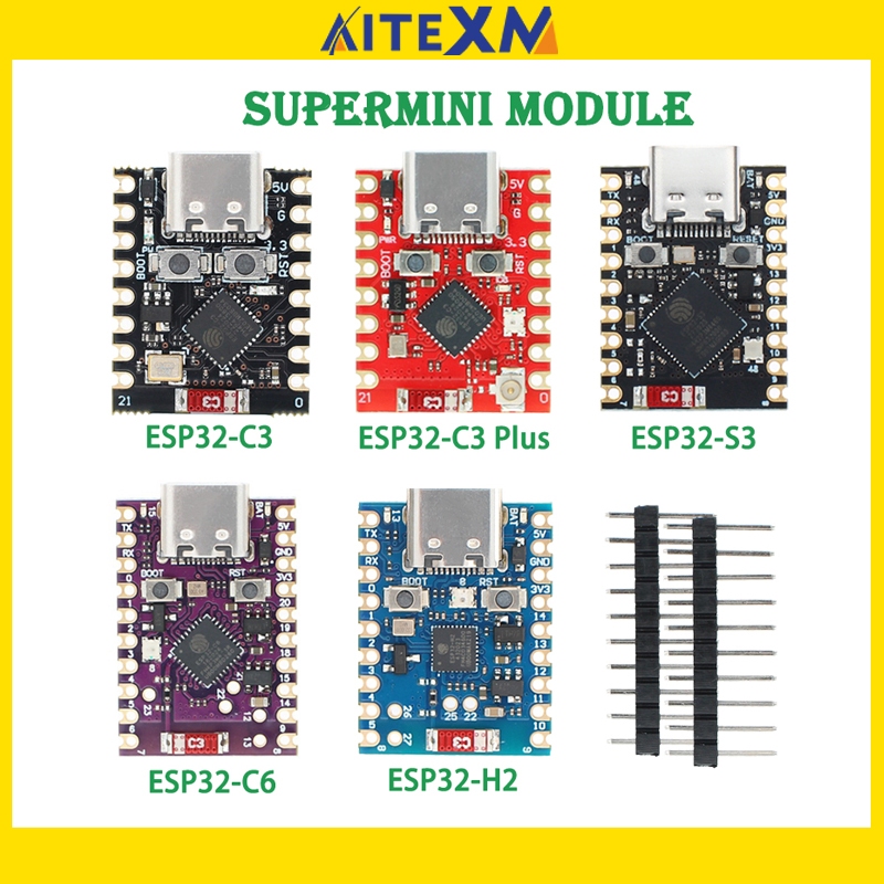 Bảng phát triển ESP32 SuperMini ESP32 C3 / ESP32 S3 / ESP32 C6 / ESP32 H2 Ban phát triển ESP32 Bảng phát triển WiFi Bluetooth