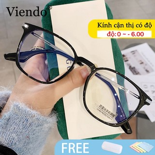 gọng mắt kính cận Thị nữ nam có độ mắt mèo Viendo chống ánh sáng xanh tia uv đổi màu khi ra nắng thời trang kính -0.5 -1.0 -1.5 -2.0 -2.5 -3.0 -3.5 -4.0 -4.5 -5.0 -5.5 -6.0 nhựa dẻo giả cận dễ đeo 