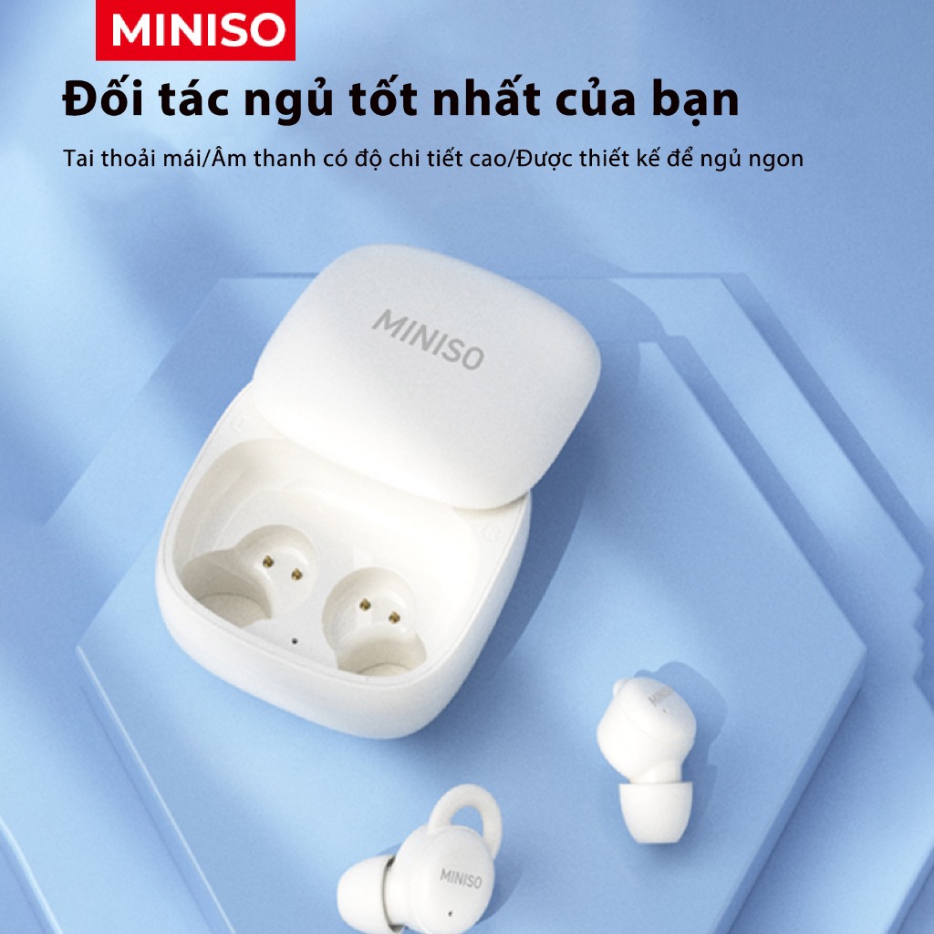 MINISO X10 Tai nghe ngủ Tai nghe BT 5.0 chống nước IPX5 / Tai nghe không dây ngủ vô hình Mini X10 / Tai nghe Bluetooth thể thao / Tai nghe nhạc âm thanh nổi / Tai nghe Bluetooth sạc | BigBuy360 - bigbuy360.vn