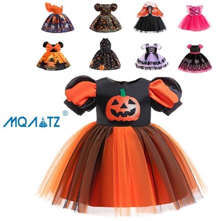  MQATZ Halloween cosplay ăn mặc cô gái nhỏ trang phục công chúa bí ngô  WS063 