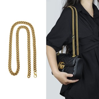 Nữ Bền Túi Kim Loại Thắt Lưng Dây Đeo Vai Phụ Kiện Một Vai Chéo Sát Nách Da Thật Dây Xích Cao Cấp Có Thể Thay Thế
