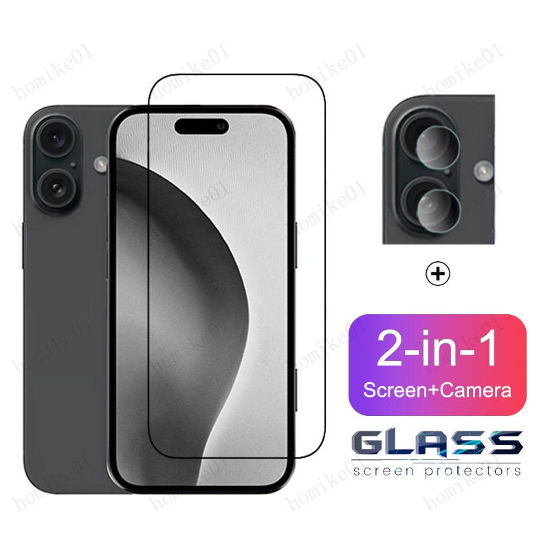 Kính cường lực iPhone 16 Plus cho iPhone 13 12 11 Pro Max 16 15 14 Plus Pro Max XR X XS Max 6 6s 5 5