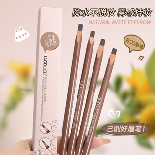 Bút Chì Lông Mày 4 Màu WODWOD Chống Thấm Nước Chống Mồ Hôi Màu Lâu Dài Vẽ Lông Mày Hoang Dã Đen Nâu W1079