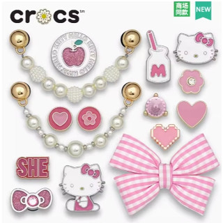 Jibbitz Charm Crocs Jibbitz Hello kitty Bộ kim loại chất lượng cao