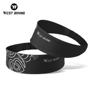 WEST BIKING Thể Thao Mùa Hè Băng Đô Hấp Thụ Mồ Hôi Băng Đô Quấn Tóc Unisex Thời Trang Đi Xe Đạp Mũ Đội Đầu Nhanh Khô