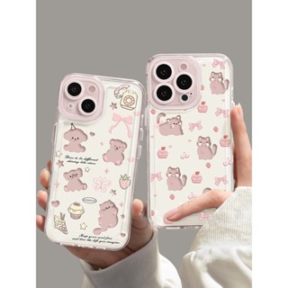 Dành cho ốp điện thoại iPhone IP11PROMAX IP12 IP13 mini IP14 plus Thời trang dễ thương đơn giản IP6 7g plus ip15pro max IP12 pro Ốp điện thoại mềm trong suốt