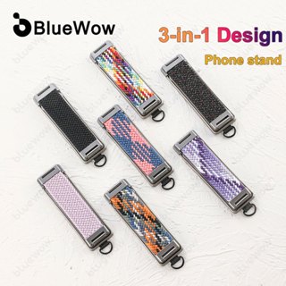 Giá đỡ điện thoại gấp siêu mỏng BlueWow 3 trong 1 Hợp kim vô hình Back Stick Điện thoại Giá đỡ máy tính để bàn Di động Hỗ trợ điện thoại