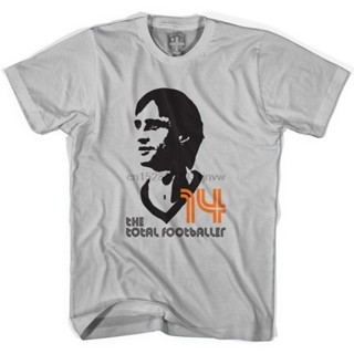 Johan Cruyff 14 Tổng Số Áo Thun Bóng Đá 3D Nam Nóng Tay Ngắn Nam Áo Thun Chất Lượng Cao Cá Tính
