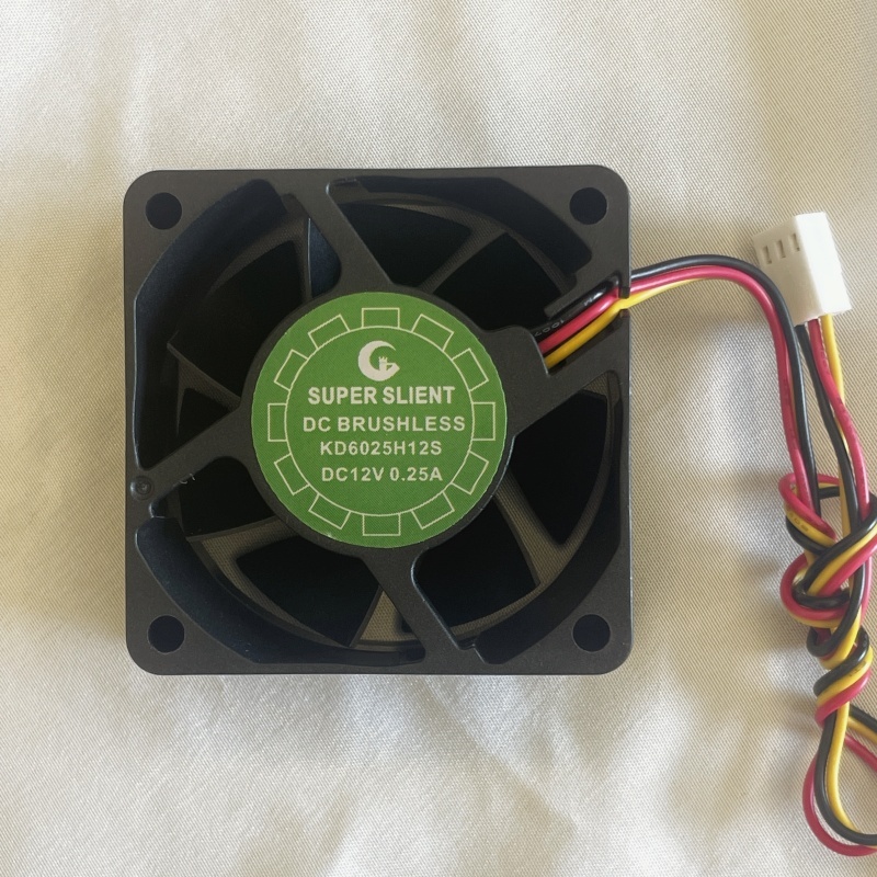 Quạt dòng trục KD6025H12S DC12V 0.25A 6025