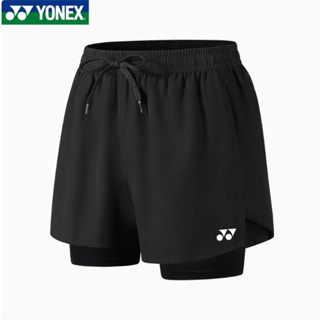 Quần áo cầu lông Yonex khô nhanh có lót quần short nam nữ thể thao mùa hè thoáng khí chống chói quần ba phần tư