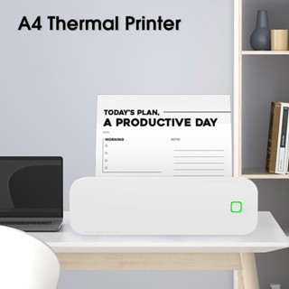 Máy in nhiệt cầm tay D210 Máy in ảnh giấy A4 Máy in nhiệt Bluetooth A4 không dây