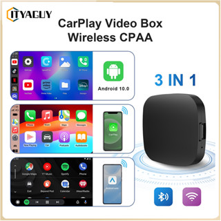  Carplay Ai Tv Box A133 4 Core 2 + 16GB Android 10.0 Hỗ trợ Netflix YouTube Không dây Android Auto cho ô tô có dây 