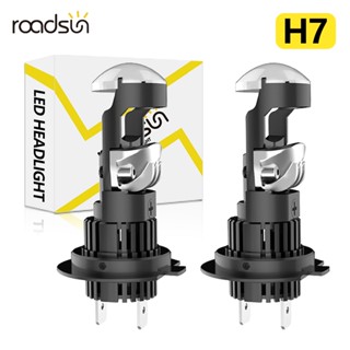 Roadsun 2 Bóng Đèn Pha Ô Tô LED H7 Canbus 26000LM 150W 6500K Trắng Siêu Sáng Mini Ống Kính Máy Chiếu CSP Chip Bóng Đèn Sương Mù Ô Tô 12V 24V Lắp Đặt Dễ Dàng Không Lỗi