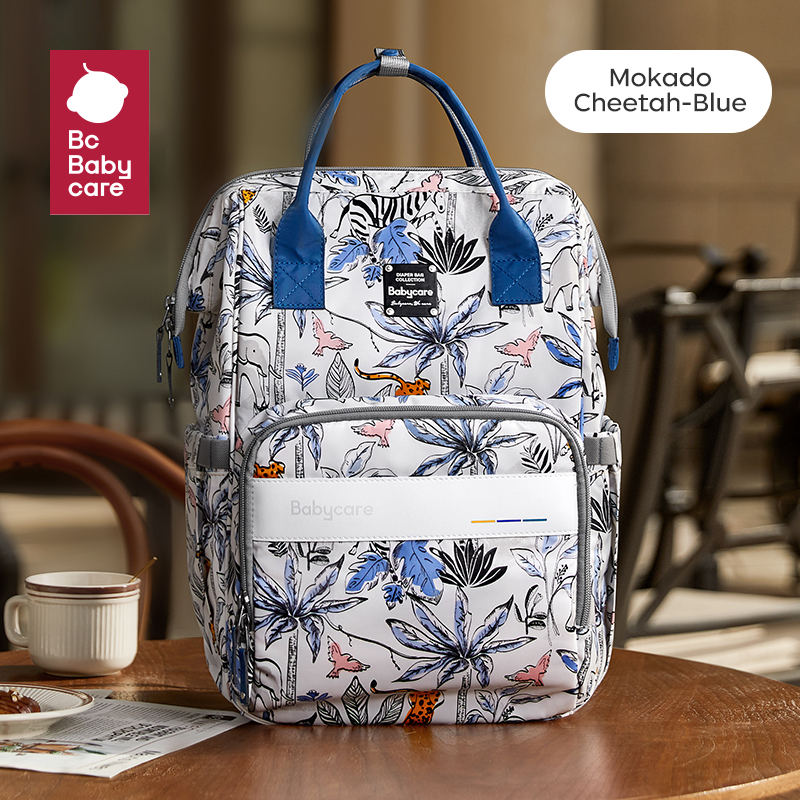 Túi đựng tã Babycare Ba lô Túi đựng tã cho bà bầu không thấm nước có túi cách nhiệt Dây đeo xe đẩy