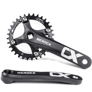  Đùi đĩa đơn MEROCA vuông,170mm Xe Đạp giò dĩa VỚI 104BCD 32T   34T   36T   38T   40T   42T Hẹp Rộng Răng Tròn Đen Chainring thay thế Cho Xe Đạp Quay Cánh Tay 