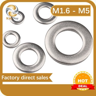 Máy giặt đệm phẳng bằng thép không gỉ 304 mở rộng và dày M1.6M2M3M4M5