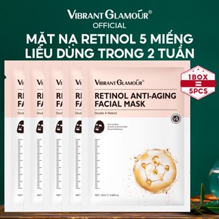 Set 5 Mặt nạ VIBRANT GLAMOUR Chứa Retinol Giúp Chống Lão Hóa Và Làm Trắng Da Hiệu Quả