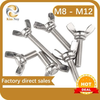  Vít ngón tay M8 / M10 / M12, Vít bướm, Ốc vít sừng