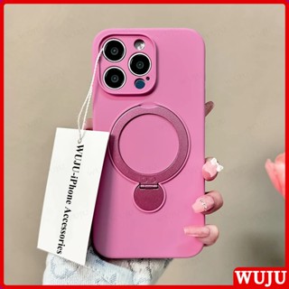  WUJU ốp lưng 360° điện thoại mềm silicon lỏng có đế xoay tương thích cho iPhone 17 16 15 14 13 Pro Max Air 
