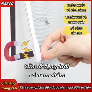 Màn Cửa Sổ Chống Muỗi Có Nam Châm Từ Tính Dễ Lắp Đặt rèm
