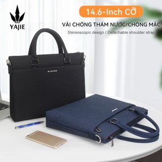 Túi đựng cặp dung tích lớn dành cho doanh nhân nam 14 inch Máy tính xách tay Túi vải Túi xách đeo vai nam Túi văn phòng Vải Oxford