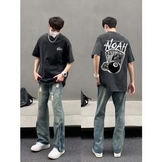 PEAR DODO Fallen Angel Black Eight Black 8 Bida in hình cổ tròn ngắn tay Áo nam nữ