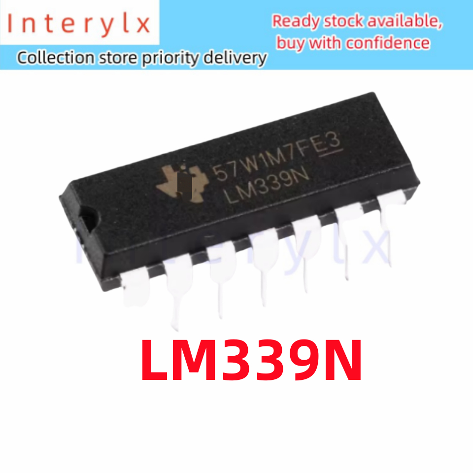 1 Cái / lốc In-Line LM339N LM339 DIP-14 Chip IC lùi bốn kênh