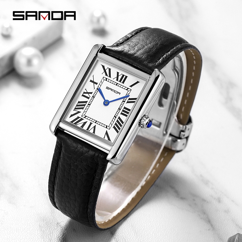 Sanda 1108-9031 Đồng hồ đeo tay nữ thạch anh thường ngày dành cho doanh nhân thời trang và quyến rũ