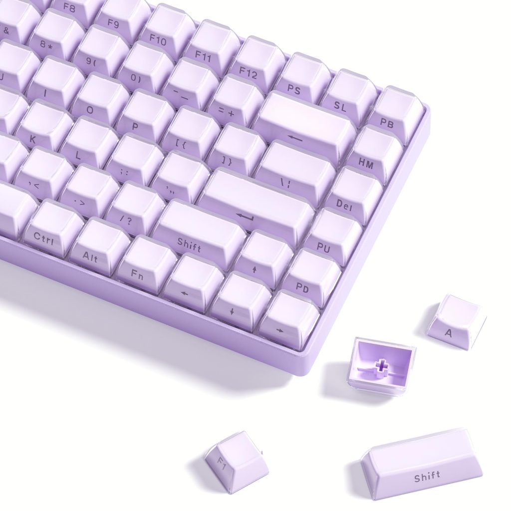 Womier Crystal Jelly Keycaps 113 Phím OEM Profile Keycaps cho 61 / 68 / 84 / 87 / 98 / 100 Cherry Ga