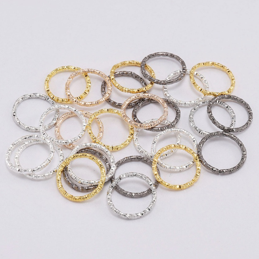 St.kunkka 50-100 chiếc vòng kết nối 8-20mm vòng tròn mở xoắn tách ghép nối dùng