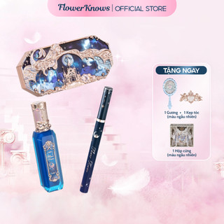 Set mỹ phẩm trang điểm Flower Knows gồm son môi và bảng phấn mắt