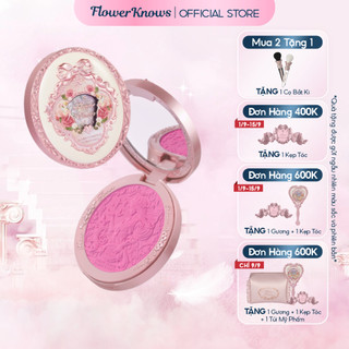 Flower Knows Midsummer Fairytales Collection Velvet Embossed Blush 5g
