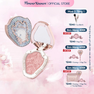 Phấn má hồng FLOWER KNOWS trang điểm tự nhiên 3 màu tùy chọn cao cấp 5g