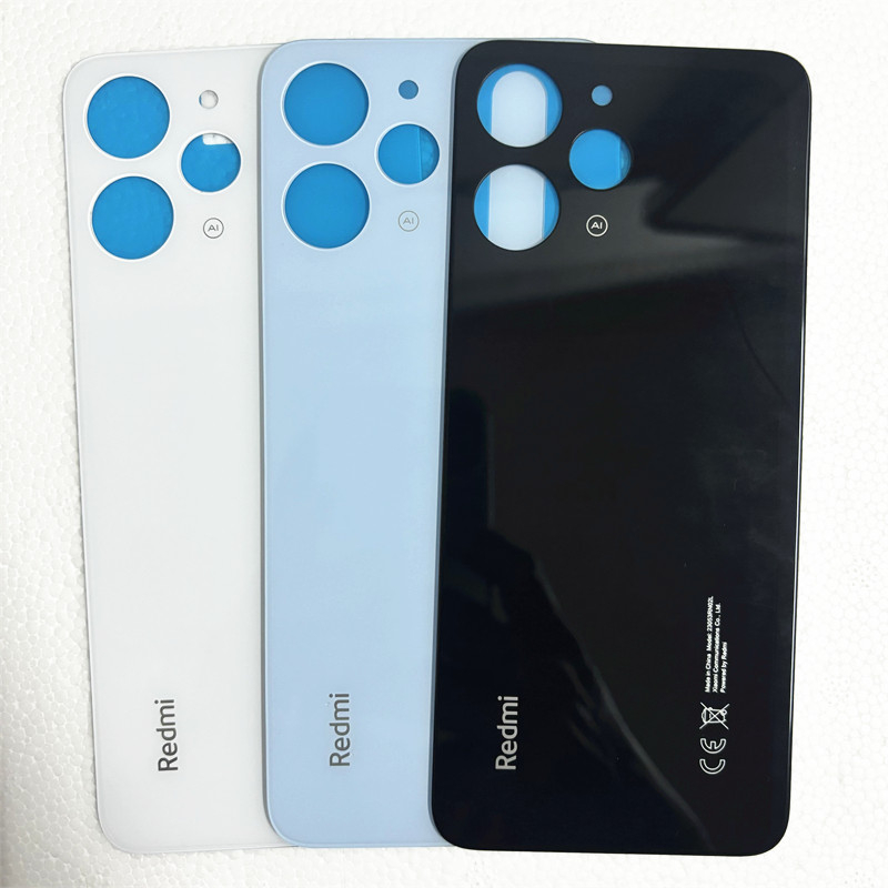 Dành Cho Xiaomi Redmi 12 4G 23053RN02A Ốp điện thoại Pin Cửa Sau Vỏ Kính Thay Thế