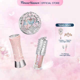 Set mỹ phẩm trang điểm mắt môi FLOWER KNOWS làm quà tặng