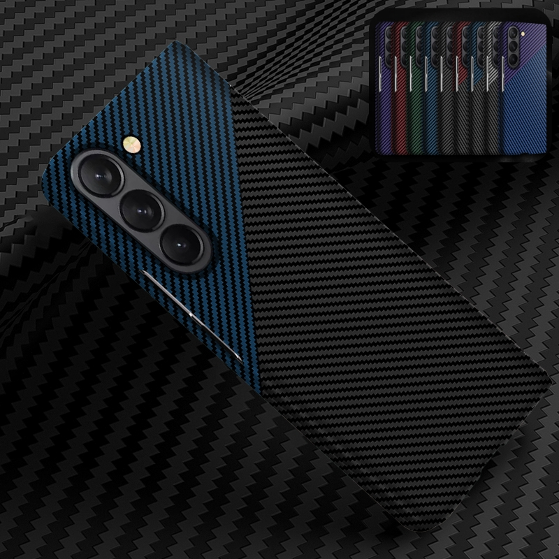 Ốp điện thoại bằng sợi Carbon mỏng Samsung Galaxy Z Fold 7 Z Fold 6 Z Fold 5 Z Fold 4 Ốp điện thoại 