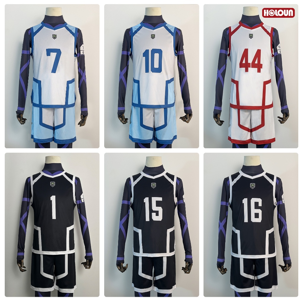 Holoun Blue Lock Cosplay Nagi Reo Huấn Luyện Mặc Mùa 2 Áo Anime Đồng Phục Quà Tặng