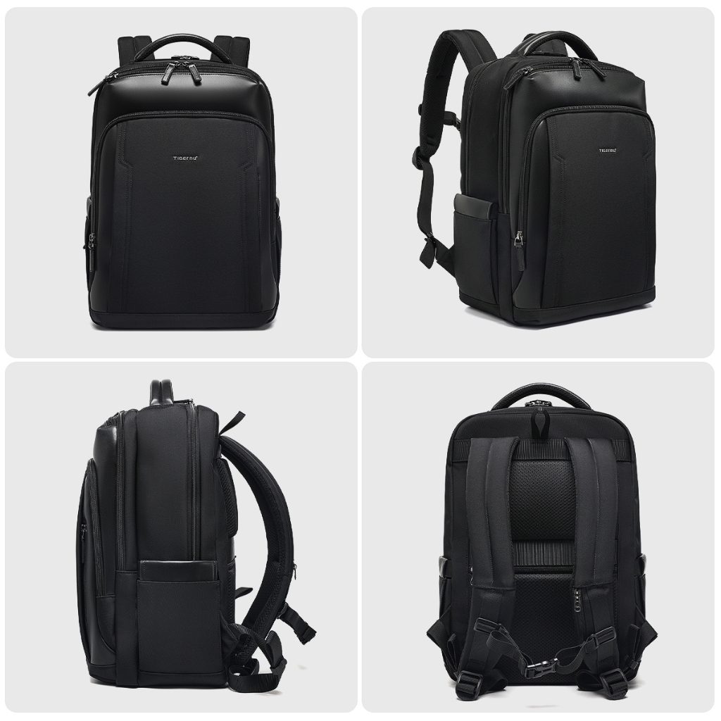 Tigernu 9110 Túi đựng Laptop đa chức năng chống nước 15,6 "-17 '' Túi du lịch dung tích lớn Ba lô công sở chống trộm thông thường | BigBuy360 - bigbuy360.vn