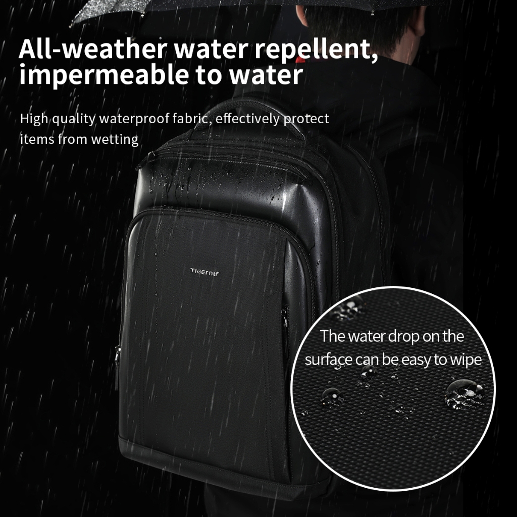 Tigernu 9110 Túi đựng Laptop đa chức năng chống nước 15,6 "-17 '' Túi du lịch dung tích lớn Ba lô công sở chống trộm thông thường | BigBuy360 - bigbuy360.vn