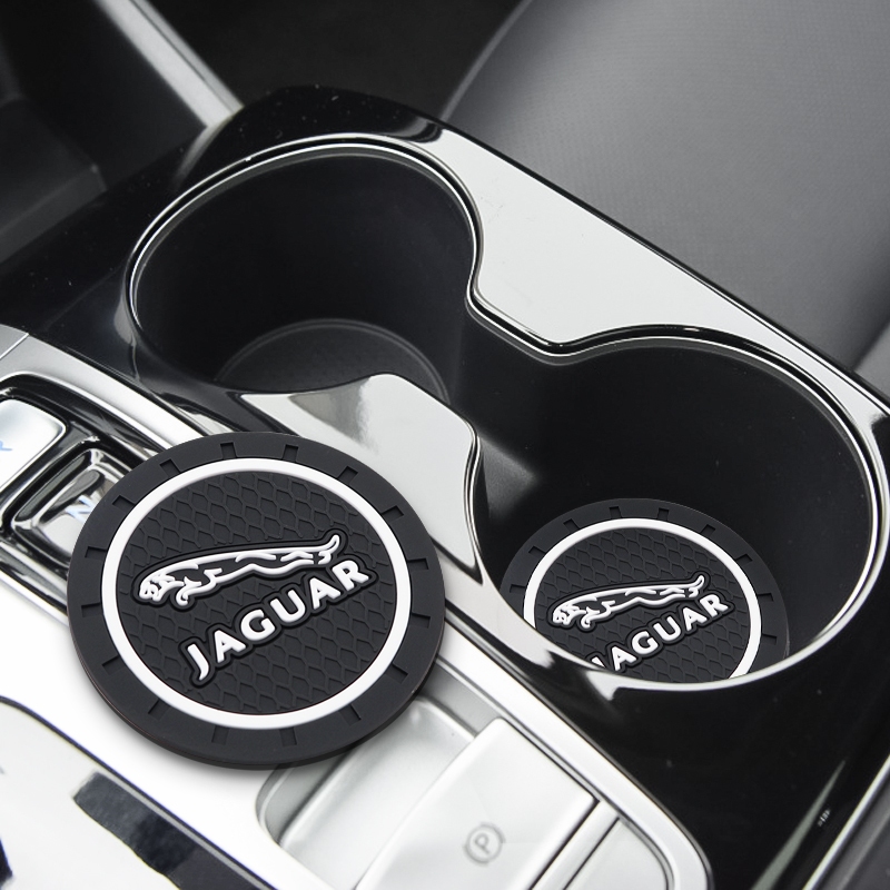 2 Chiếc Jaguar XE Nước coaster logo Thời Trang Cốc Giữ Chống Trầy Xước Trang Trí Thích Hợp Cho Jagua