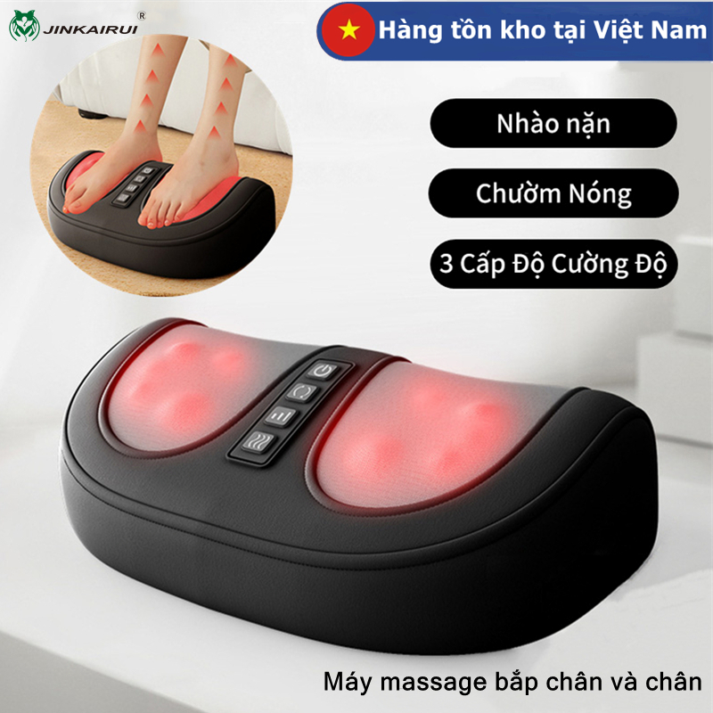 Jinkairui Điện Máy Mát Xa Chân Làm Nóng Chân Thư Giãn Massage Chăm Sóc Bàn Chân Máy Massage Bấm huyệt Máy Massage Chân Massage