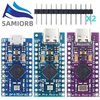  Mô Đun Mini Type-C Micro USB Pro ATMEGA32U4 5V 16MHZ Kèm Đầu Nối 2 Hàng Cho arduino 