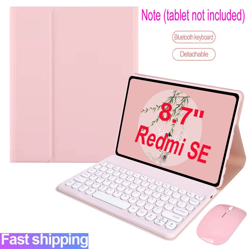 Ốp Lưng Có Bàn Phím Cho Redmi Pad SE 8.7 Red mi Pad SE 8.7 '' 2024 Từ Tính Bàn Phím Bluetooth Không Dây Vỏ Chuột