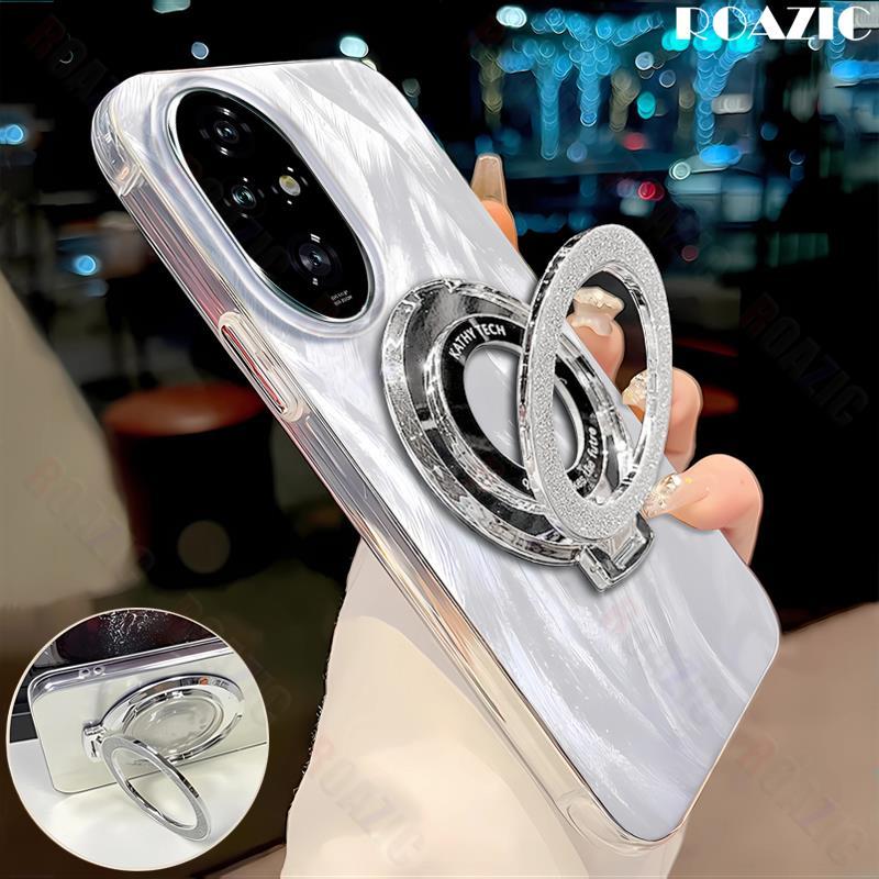 Dành Cho Honor 200 Pro 5G / 200 Lite 5G / 200 5G Ốp Điện Thoại Giá Đỡ Nhẫn Chống Sốc Lông Chân Đế Vỏ Điện Thoại Thông Minh Ốp Lưng NYS03