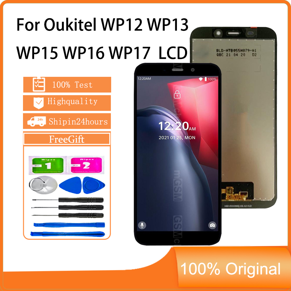 Dành Cho Oukitel WP12 WP12 Pro WP13 WP15 WP16 WP17 WP18 WP18 Pro WP19 WP21 WP27 Màn Hình LCD Thay Th