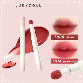  Son môi kem lì JUDYDOLL đầu bông dặm 